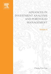 Produktbild: Advances in Investment Analysis and Portfolio Management