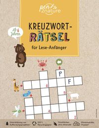 Bild vom Artikel Kreuzworträtsel für Lese-Anfänger. Bunter Rätselspaß für Kinder ab 6 Jahren vom Autor Pen2nature