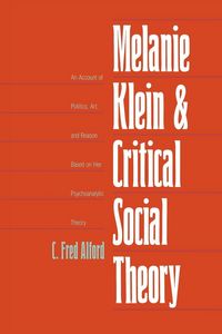 Produktbild: Melanie Klein and Critical Social Theory