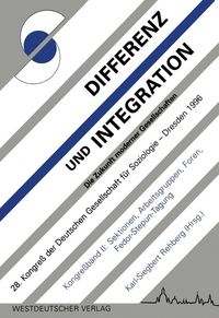 Produktbild: Differenz und Integration: Die Zukunft moderner Gesellschaften