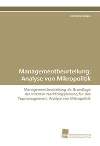 Produktbild: Managementbeurteilung: Analyse von Mikropolitik
