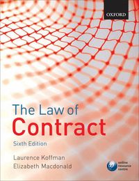 Produktbild: Law of Contract