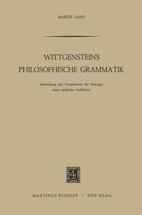 Produktbild: Wittgensteins Philosophische Grammatik