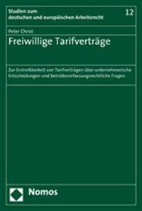 Produktbild: Freiwillige Tarifvertr&auml;ge