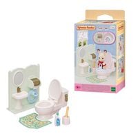 Produktbild: Sylvanian Families 5740 - Toilet Set, Toiletten Set, Spielset, Puppenhaus-Zubeh&ouml;r
