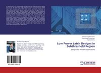 Produktbild: Low Power Latch Designs in Subthreshold Region