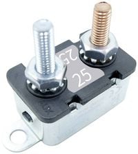Produktbild: PARTS PTT C001-102-0111C2T325 Sicherungsautomat 25 A, 12.5 A, 6A Silber, Wei&szlig; 1St.
