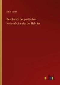 Produktbild: Geschichte der poetischen National-Literatur der Hebr&auml;er