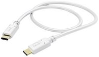 Produktbild: Hama USB-Ladekabel USB 2.0 USB-C&reg; Stecker, USB-C&reg; Stecker 1.50 m Wei&szlig; 00201592