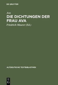 Produktbild: Die Dichtungen der Frau Ava