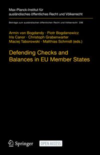 Produktbild: Defending Checks and Balances in EU Member States