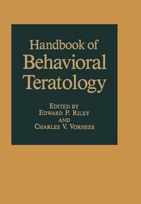 Produktbild: Handbook of Behavioral Teratology
