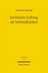 Produktbild: Juristische Geltung als Verbindlichkeit