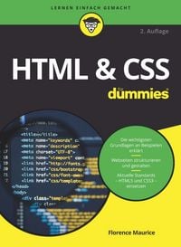 Produktbild: HTML & CSS f&uuml;r Dummies