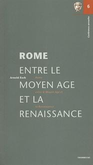 Produktbild: Rome entre le Moyen Age et la Renaissance