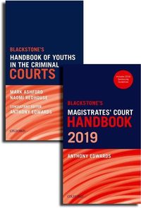 Bild vom Artikel Blackstone's Magistrates' Court Handbook and Blackstone's Youths in the Criminal Courts Pack vom Autor Anthony Edwards
