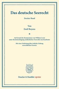 Produktbild: Das deutsche Seerecht.