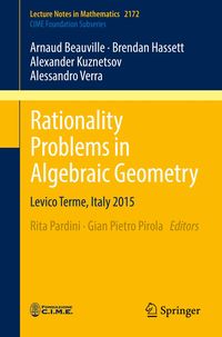 Produktbild: Rationality Problems in Algebraic Geometry