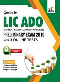 Produktbild: Guide to LIC ADO (Apprentice Development Officers) Preliminary Exam 2019 with 3 Online Tests