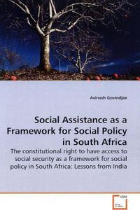Produktbild: Govindjee, A: Social Assistance as a Framework for Social Po