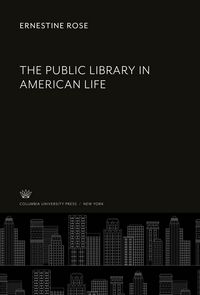 Produktbild: The Public Library in American Life