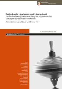 Produktbild: Rechtskunde &ndash; Aufgaben- und L&ouml;sungsband
