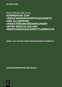 Produktbild: &sect;&sect; 1-48 und Versicherungsvermittlerrecht
