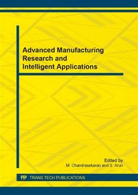 Produktbild: Advanced Manufacturing Research and Intelligent Applications