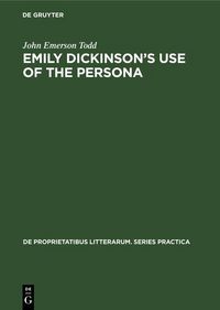 Produktbild: Emily Dickinson's use of the persona