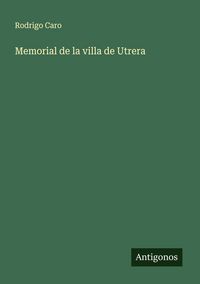 Produktbild: Memorial de la villa de Utrera