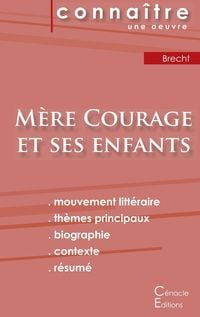 Bild vom Artikel Fiche de lecture Mère Courage et ses enfants de Bertolt Brecht (Analyse littéraire de référence et résumé complet) vom Autor Bertolt Brecht