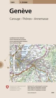 Produktbild: Swisstopo 1 : 25 000 Gen&egrave;ve