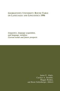 Produktbild: Georgetown University Round Table on Languages and Linguistics (GURT) 1996