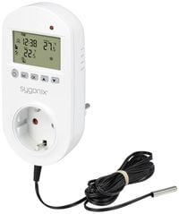 Produktbild: Sygonix SY-5372566 Universalthermostat Zwischenstecker Wochenprogramm 1St.