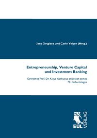 Produktbild: Entrepreneurship, Venture Capital und Investment Banking