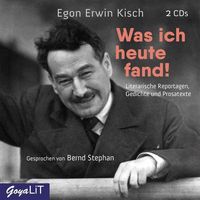 Bild vom Artikel Was ich heute fand! vom Autor Egon Erwin Kisch
