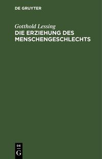 Produktbild: Die Erziehung des Menschengeschlechts