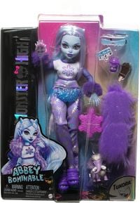 Produktbild: Monster-High-Puppe, Abbey Bominable Yeti-Modepuppe mit Accessoires
