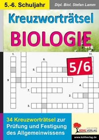 Produktbild: Kreuzwortr&auml;tsel Biologie / Klasse 5-6