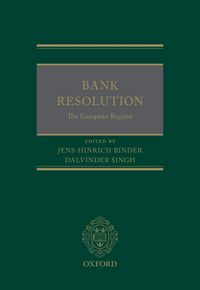 Produktbild: Bank Resolution: The European Regime