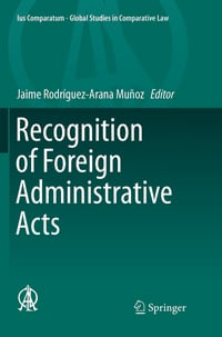 Produktbild: Recognition of Foreign Administrative Acts