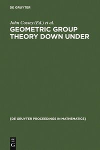 Produktbild: Geometric Group Theory Down Under