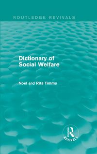Produktbild: Dictionary of Social Welfare
