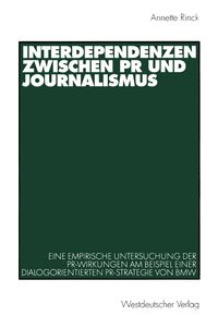 Produktbild: Interdependenzen zwischen PR und Journalismus