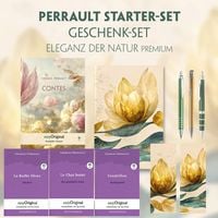 Produktbild: Charles Perrault Starter-Paket Geschenkset - 4 B&uuml;cher (mit Audio-Online) + Eleganz der Natur Schreibset Premium
