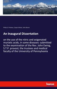 Produktbild: An Inaugural Dissertation