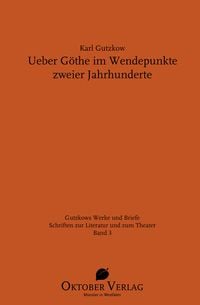 Produktbild: Ueber G&ouml;the im Wendepunkte zweier Jahrhunderte