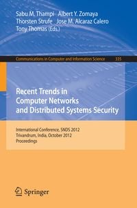 Produktbild: Recent Trends in Computer Networks and Distributed Systems Security