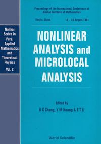 Produktbild: Nonlinear Analysis and Microlocal Analysis - Proceedings of the International Conference at the Nankai Institute of Mathematics