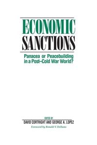 Produktbild: Economic Sanctions